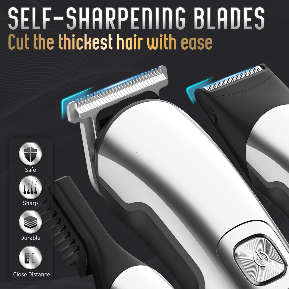 Ufree nose trimmer head close-up for safe, gentle nasal grooming