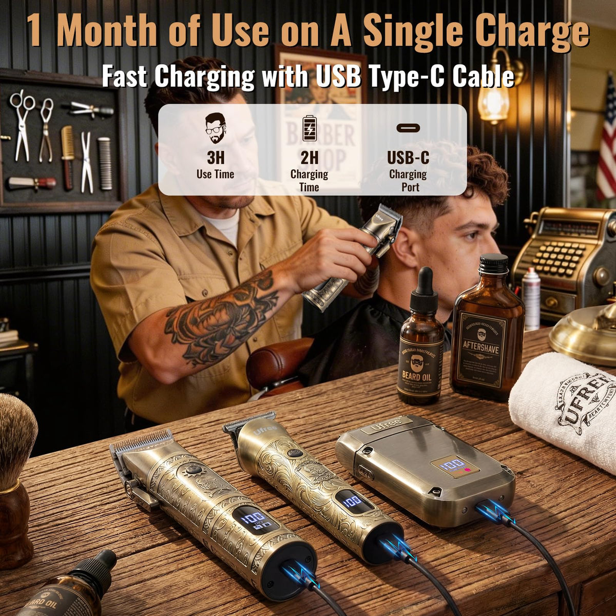 Ufree nose trimmer head focused on safe and precise stray-hair removal