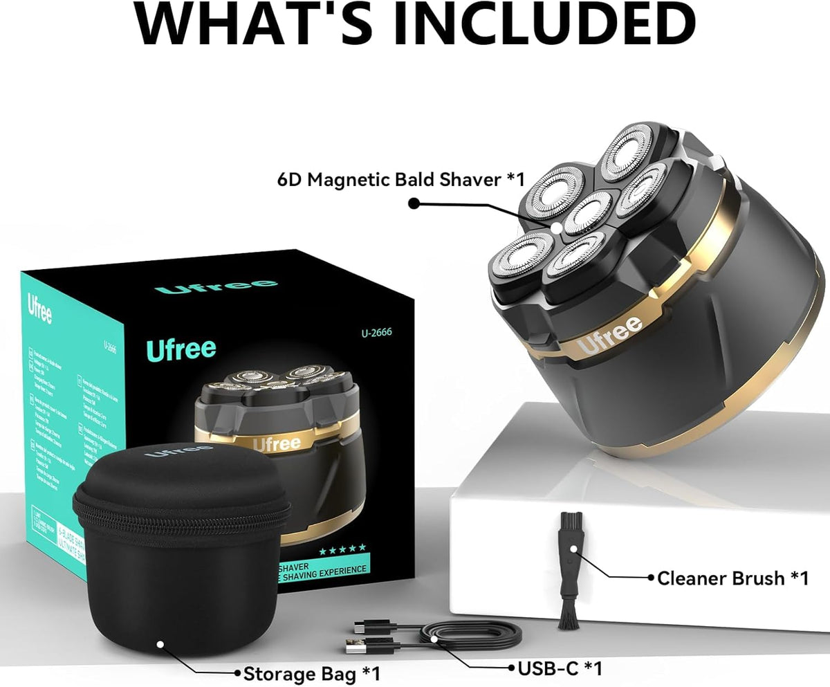 Ufree texture and grip handle close-up showing ergonomic hold for reduced fatigue
