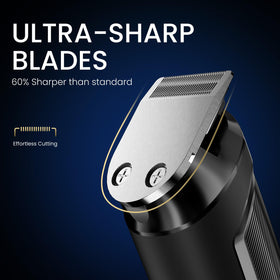 Ufree three detachable heads displayed for beard, body, and nose precision