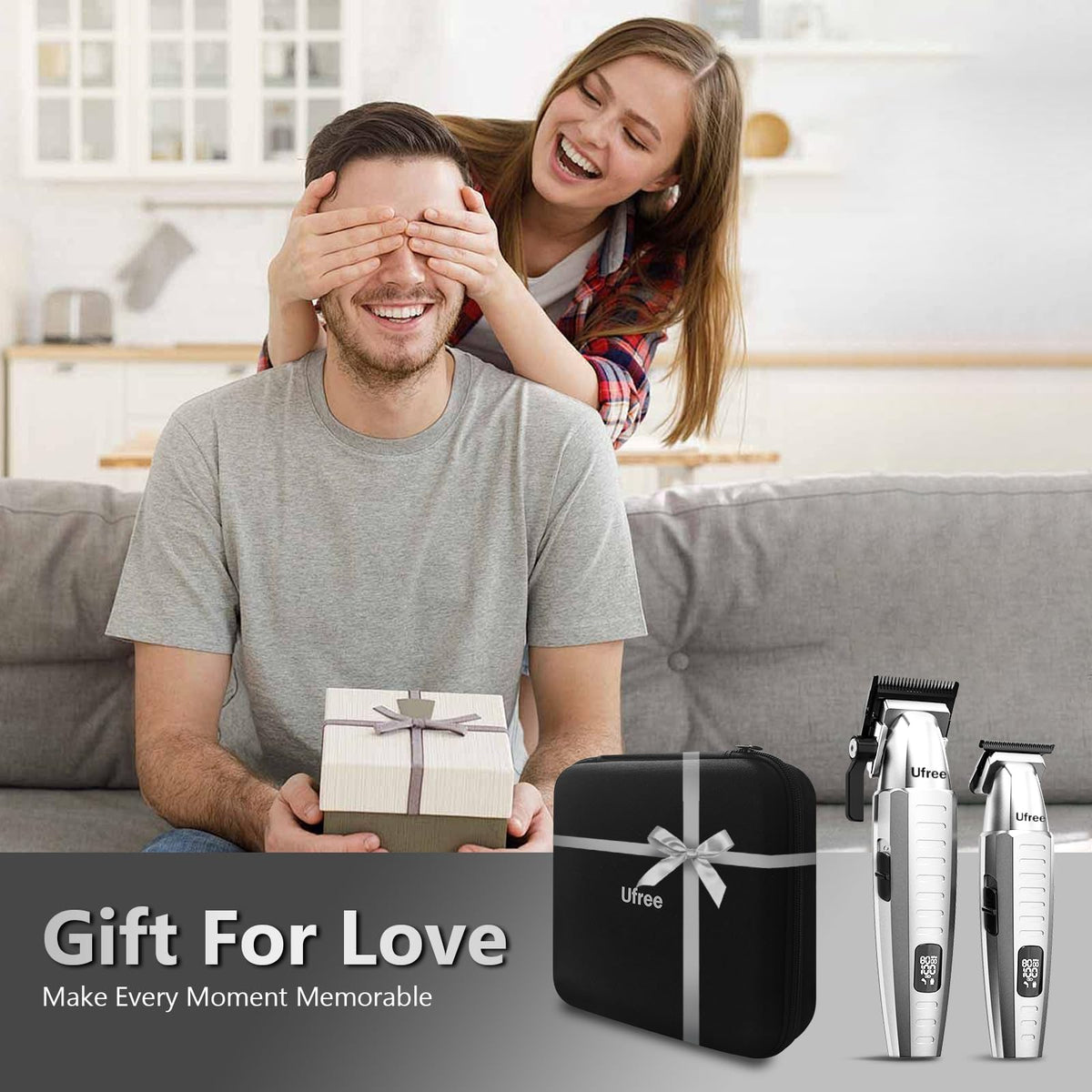 Ufree travel bag with tools for convenient grooming on the go