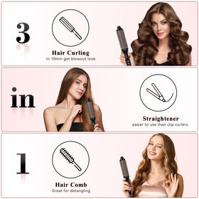 Ufree travel-ready brush with dual-voltage plug for worldwide convenience