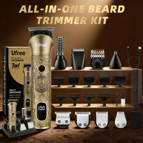 Ufree travel pouch with trimmer and accessories showing compact storage and portability