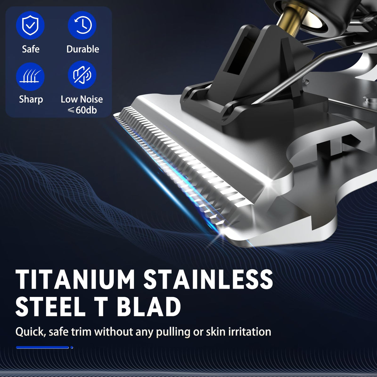 Ufree trimmer with three guide combs displayed for quick length options