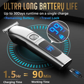 Ufree trimmer being rinsed under tap to show waterproof washability and easy cleaning