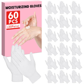 UGODAR front packaging showing 30 pairs of white cotton gloves and bulk value