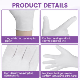 UGODAR gloves worn in bedroom setting illustrating comfortable overnight use