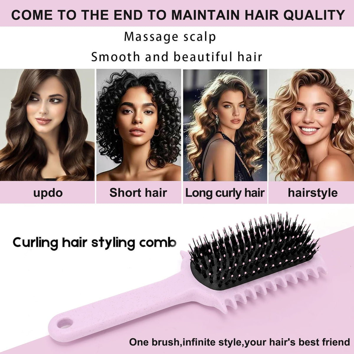 UHACLWS before and after curls demonstrating enhanced definition and lift