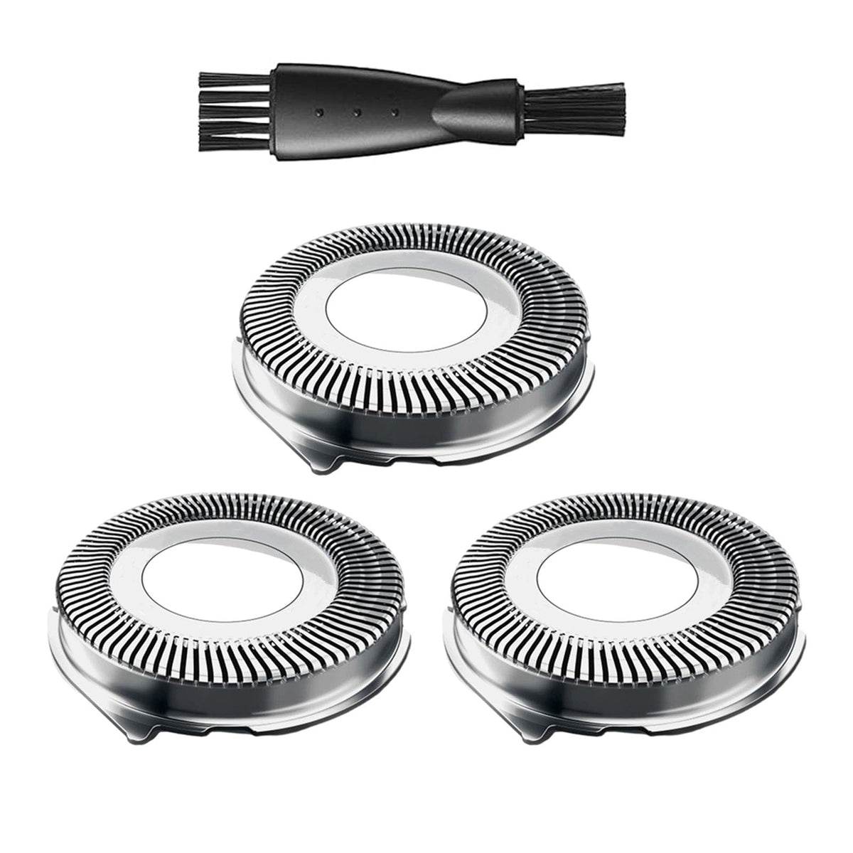 uijino front packaging showing three SH30 heads and brush, clear compatibility label