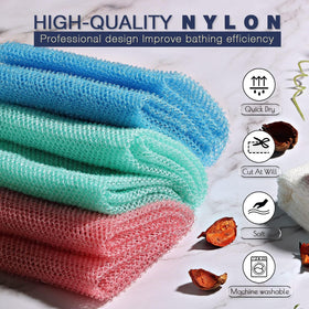 UJFQBH included bath ball and nets displayed for varied lather and foam options