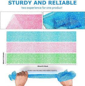 UJFQBH stretched sponge demonstrating full back reach and easy grip