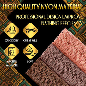 UJFQBH close-knit texture shot highlighting exfoliating mesh and gentle feel
