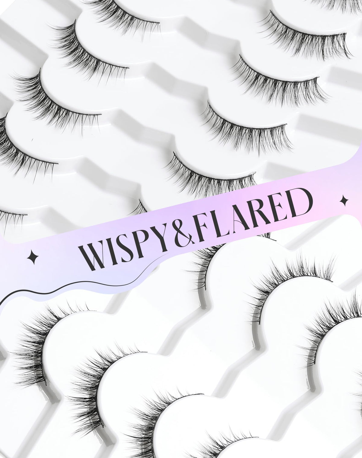 Ukrizi close-up of ultra-thin lash band for seamless blend