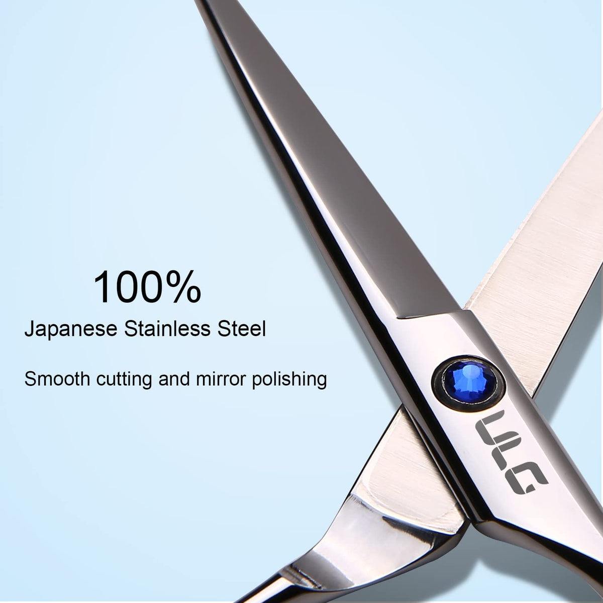 ULG blue sapphire pivot detail emphasizing craftsmanship and elegant salon-ready appearance