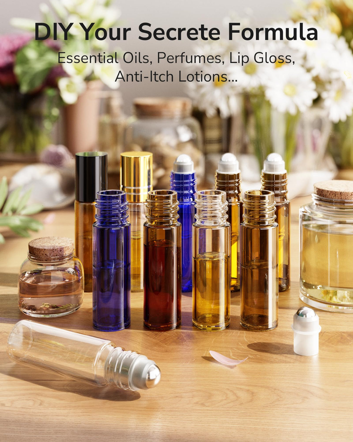 ULG bottles inside a purse demonstrating compact, travel-friendly convenience