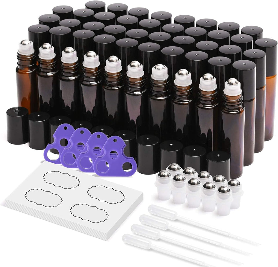 ULG full 48-pack front view showing tidy amber bottles and accessories for organization