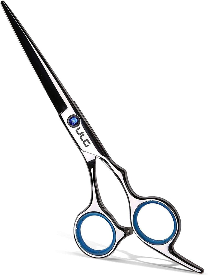 ULG front product view showing full 6.5-inch shears and polished finish for professional styling