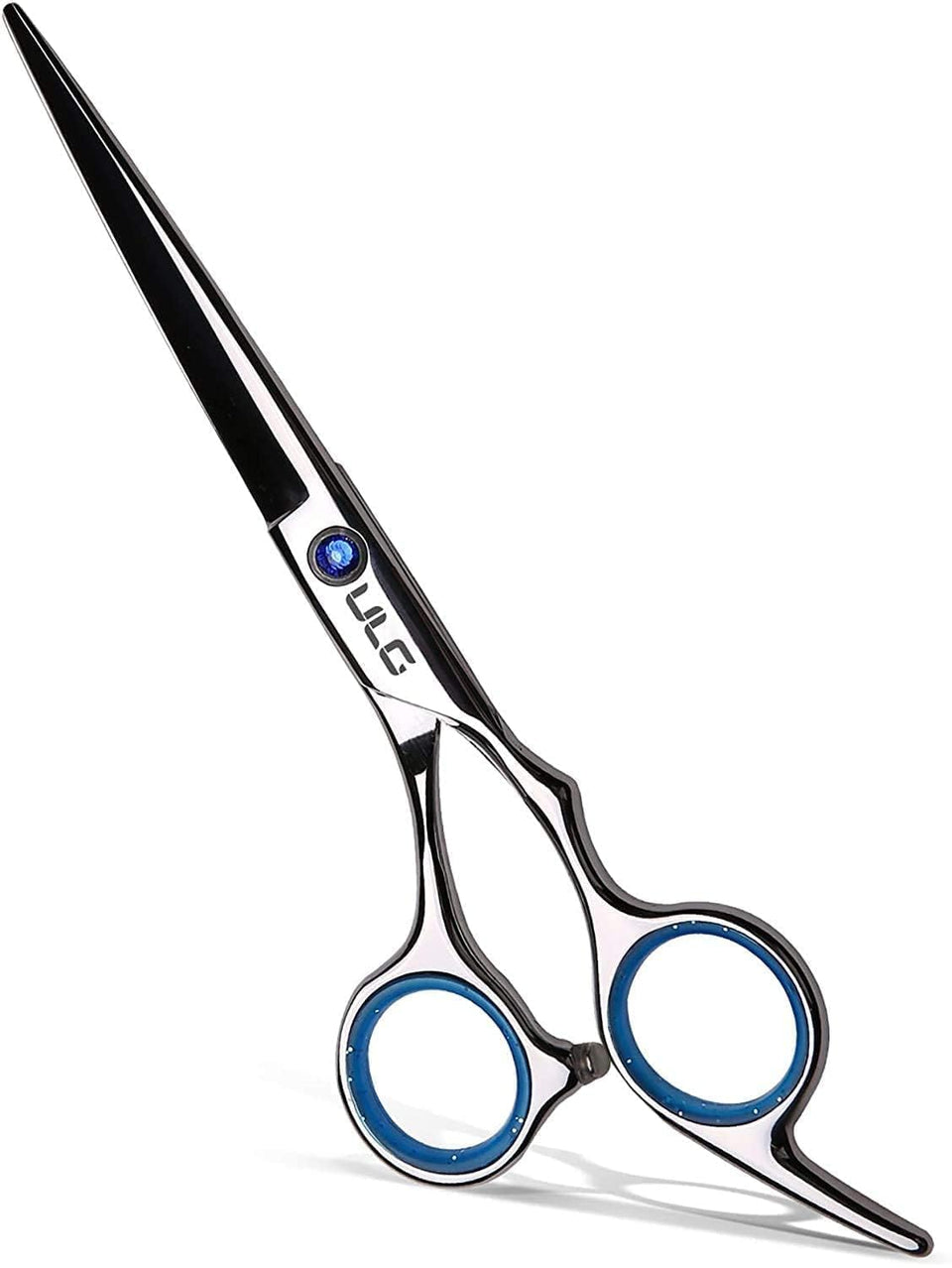 ULG front product view showing full 6.5-inch shears and polished finish for professional styling