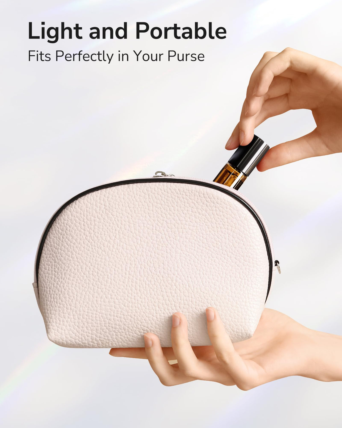 ULG bottles and accessories styled in a travel kit for on-the-go blending