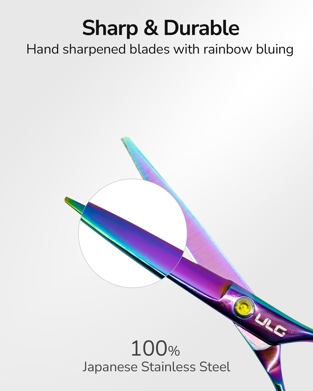 ULG offset handle ergonomic grip reducing wrist strain during extended styling
