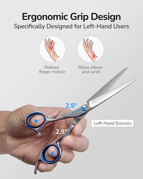 ULG profile of offset handle demonstrating reduced wrist strain during cutting