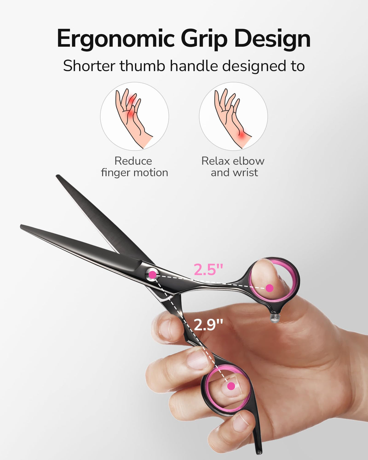 ULG pivot detail with artificial sapphire highlighting smooth tension adjustment and style