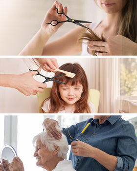 ULG salon lifestyle cutting in use showing professional results and ease