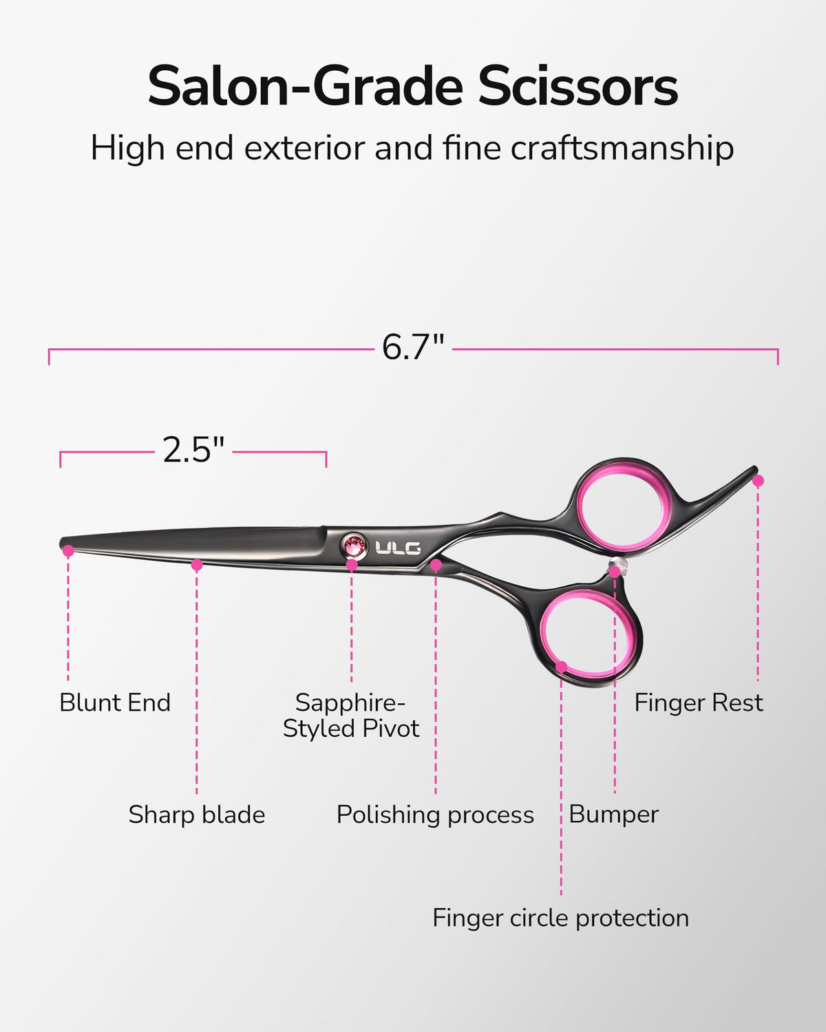 ULG held in hand for scale showing comfortable 6.5-inch size and balanced control