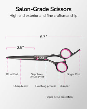 ULG held in hand for scale showing comfortable 6.5-inch size and balanced control