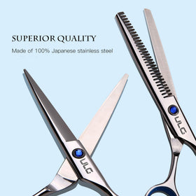 ULG thinning shears teeth detail demonstrating 20–25% controlled thinning
