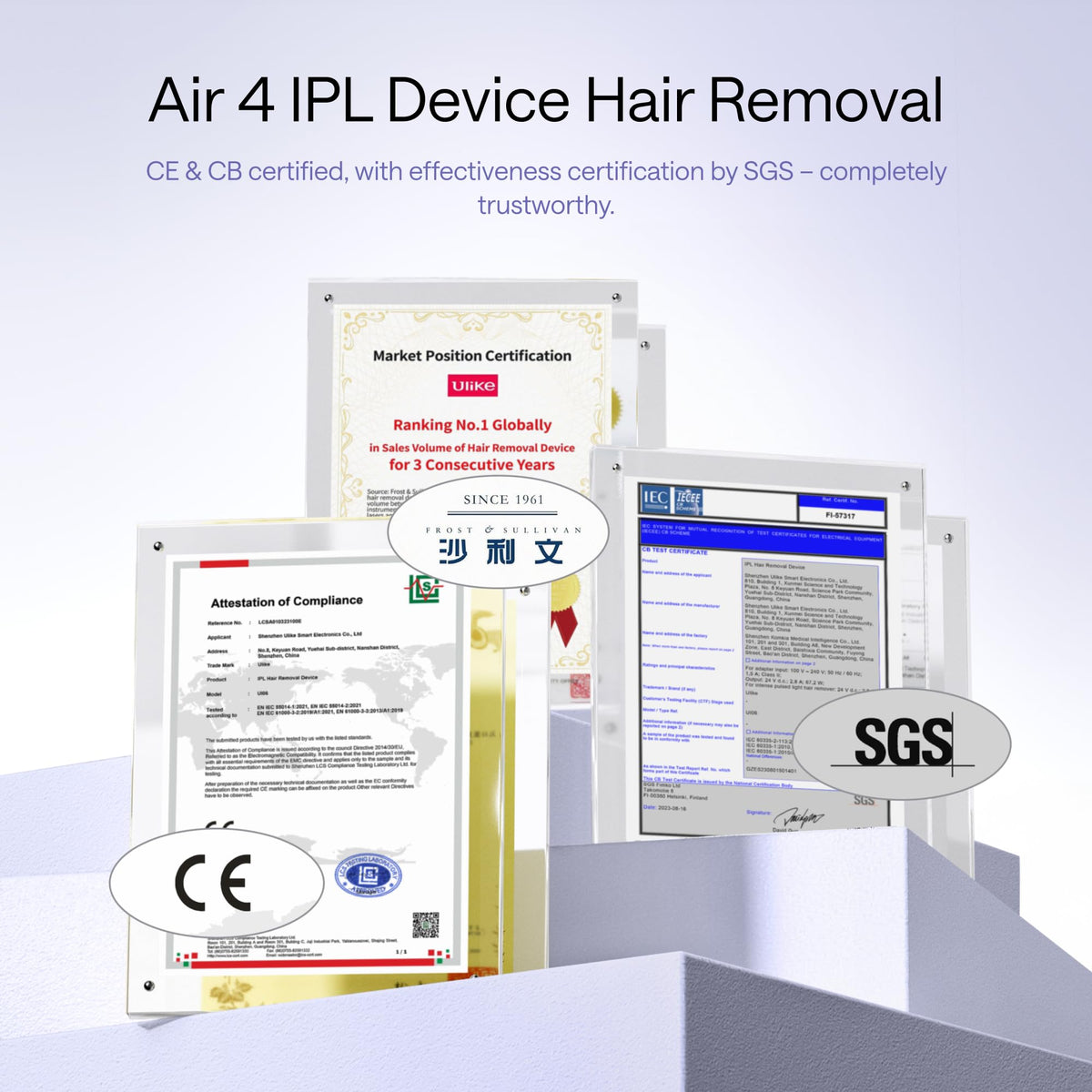 Ulike Air 4 package contents laid out including device, manual, and accessories