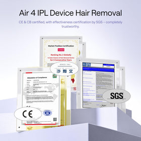 Ulike Air 4 package contents laid out including device, manual, and accessories