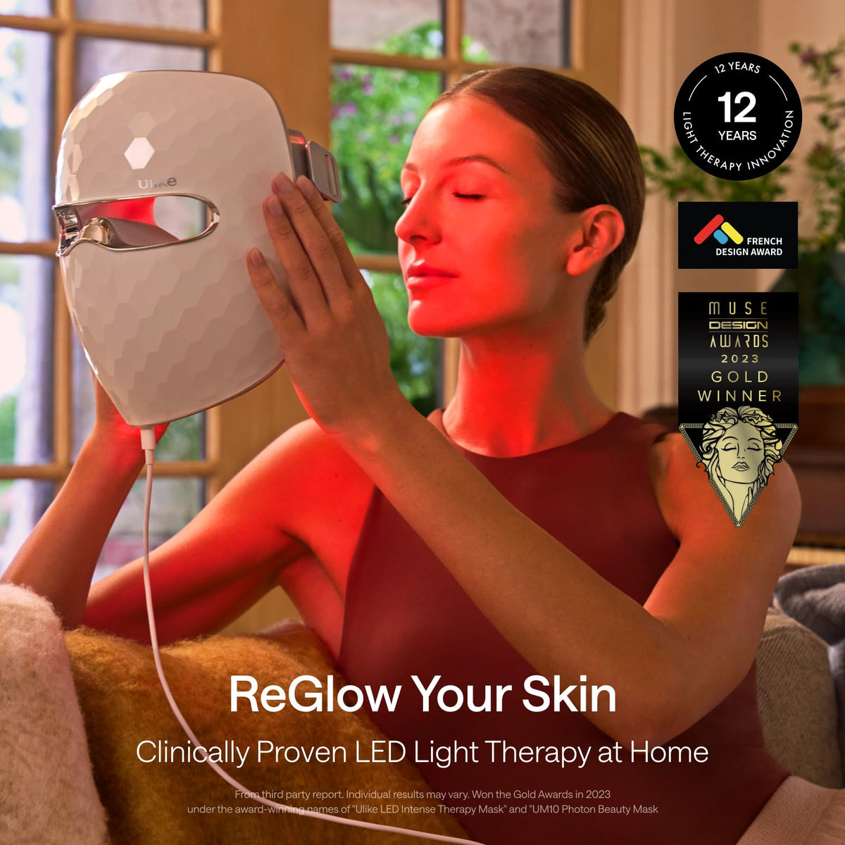 Ulike close-up of 272 light beads highlighting intensive treatment energy