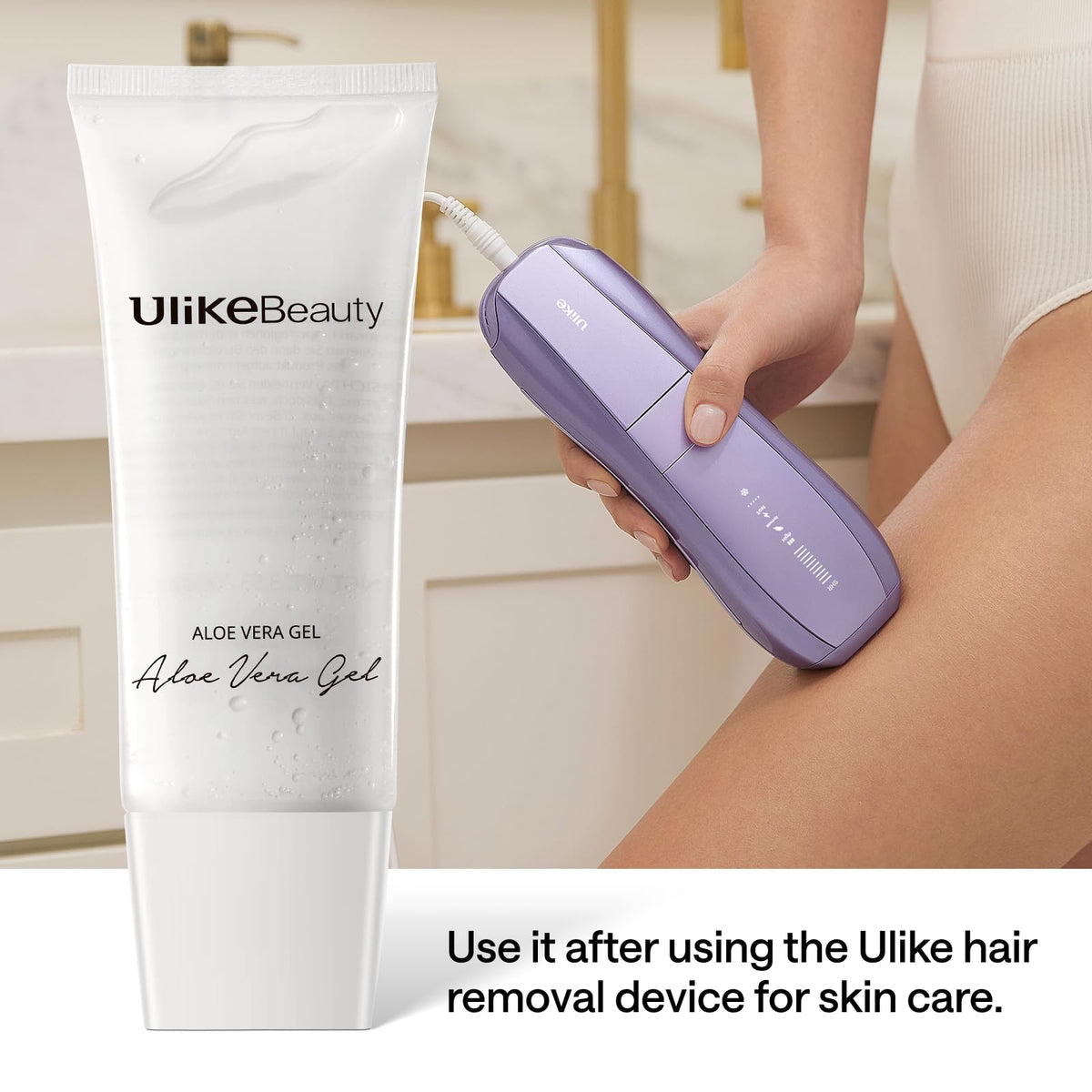 Ulikebeauty gel texture close-up displaying clear smooth gel for fast cooling