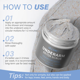 ulluxe aftercare moisturized underarm skin showing smoother texture