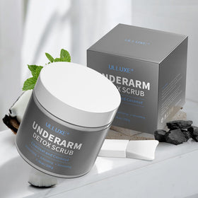 ulluxe lifestyle bathroom shelf display suggesting daily routine