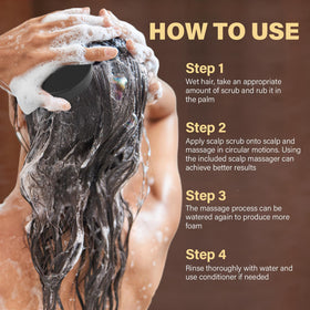 ulluxe lifestyle shower setting showing product in use for a calming at-home routine