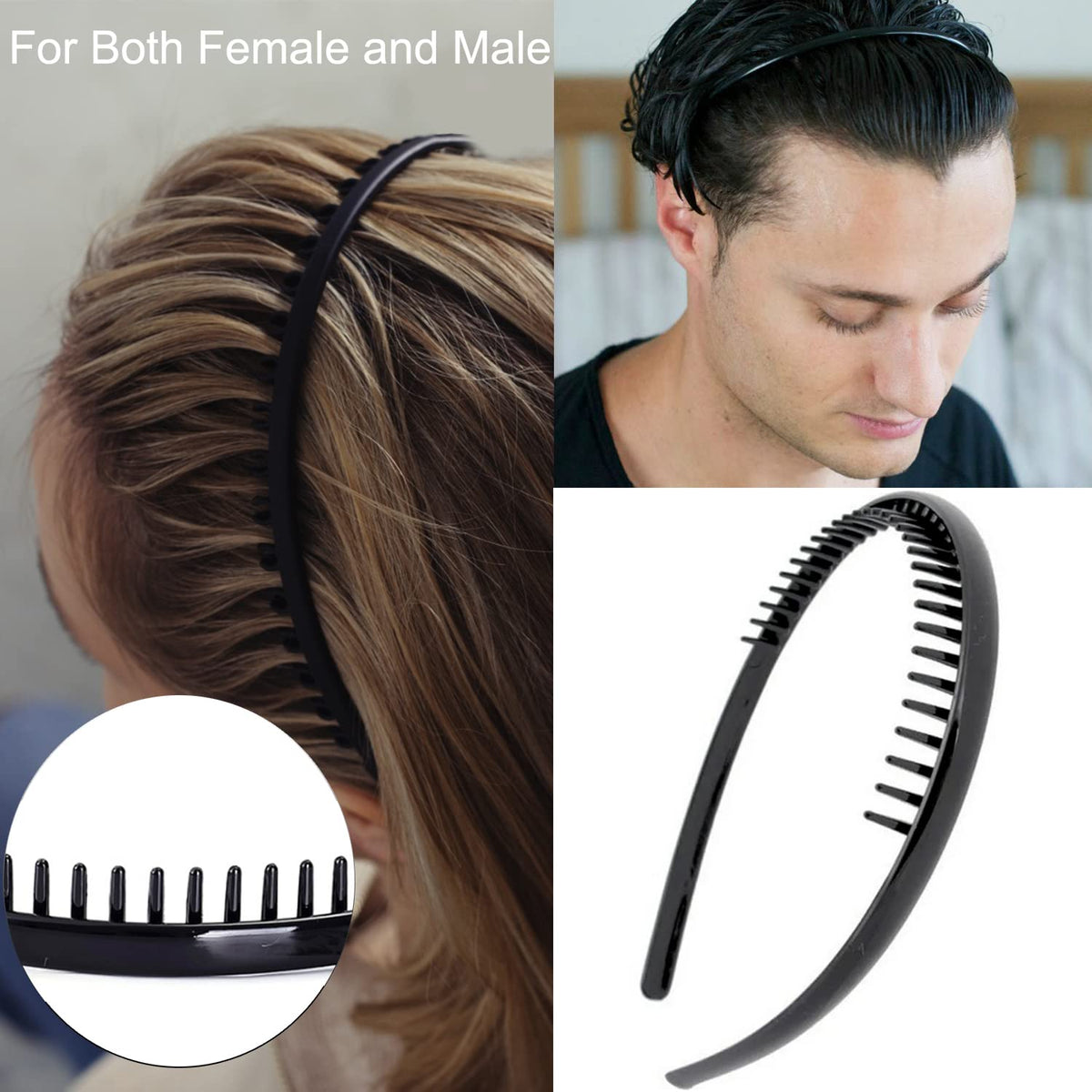 ULTIMUTE headband on hand for size comparison showing lightweight, flexible scale