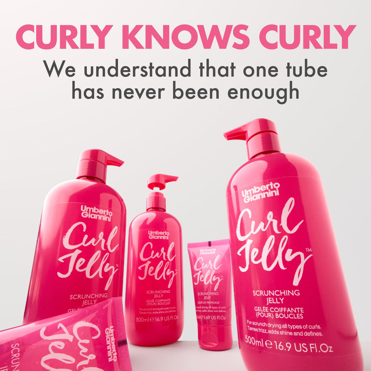Umberto Giannini styled curls in lifestyle scene showing glossy defined results