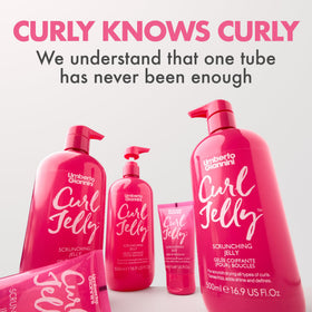 Umberto Giannini styled curls in lifestyle scene showing glossy defined results
