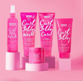Umberto Giannini curl jelly texture close-up showing clear, spreadable gel