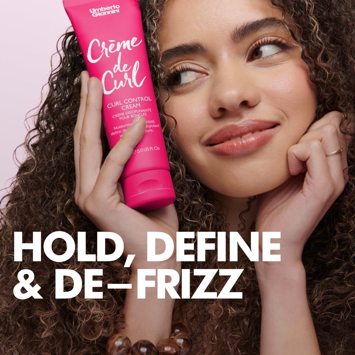Umberto Giannini cream texture closeup highlighting smooth spreadability for styling