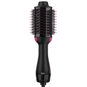 Umeely front view showing box and included hot air brush, convenient all-in-one