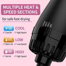 Umeely brush next to plug adapter illustrating dual-voltage travel readiness