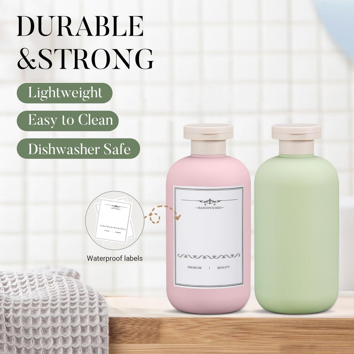 UMETASS bottle staged in bathroom for quick access and travel readiness
