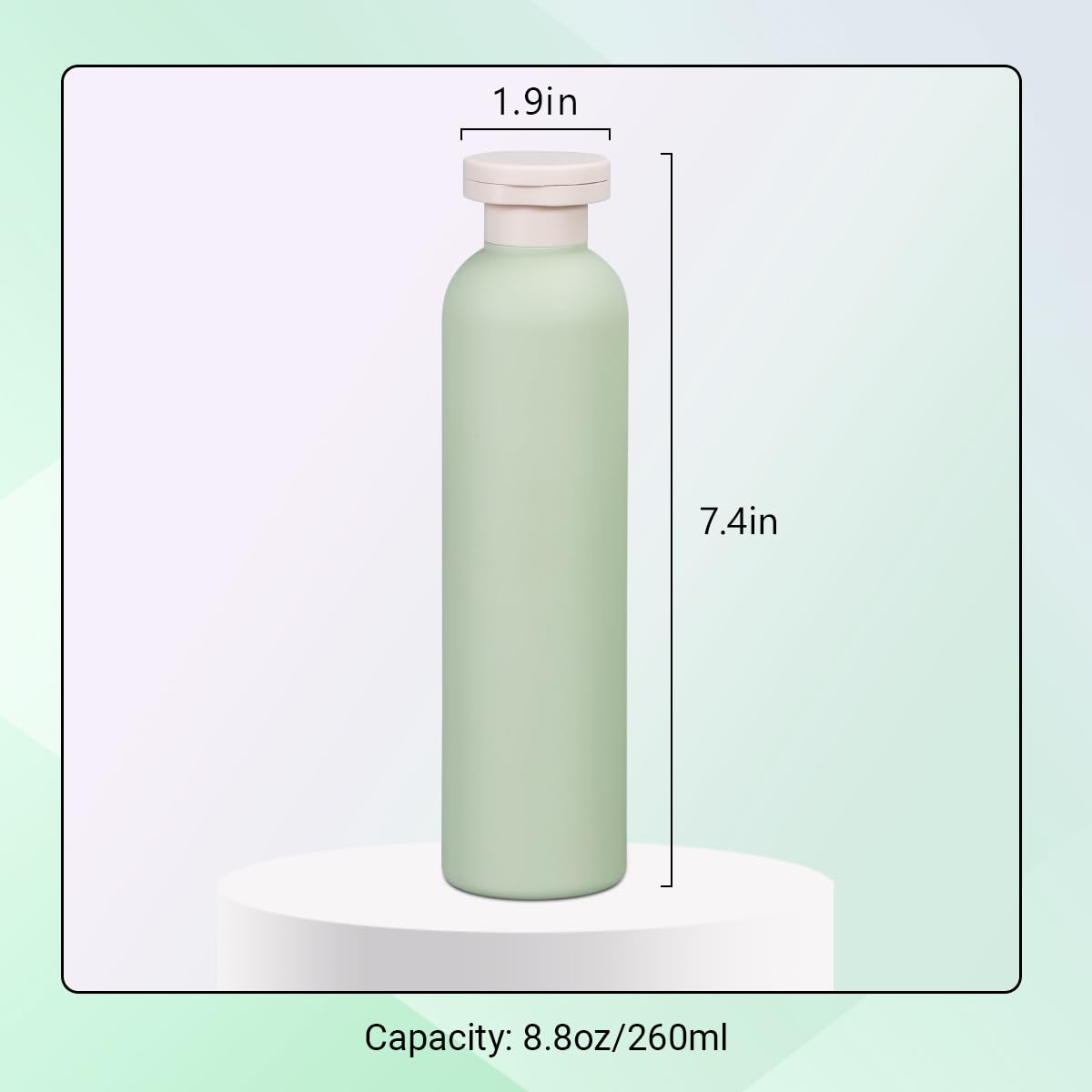UMETASS detail of HDPE bottle texture and flexible body for controlled squeezing benefit