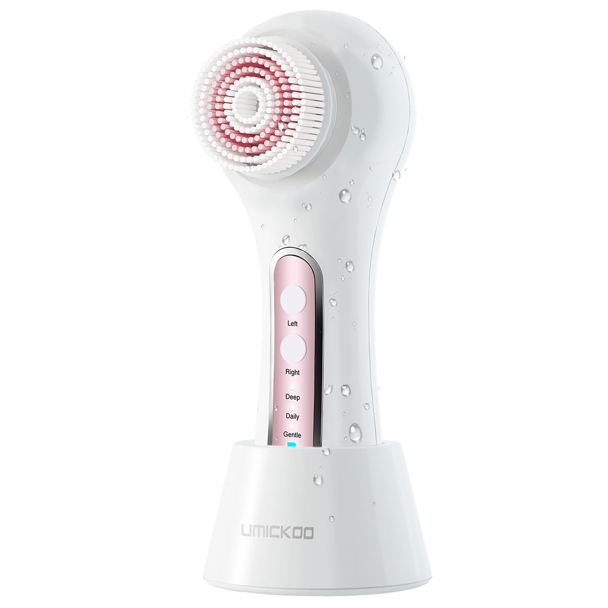 Umickoo front view showing device and power button for easy control