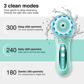 UMICKOO rotating brush action detail demonstrating targeted two-way cleaning