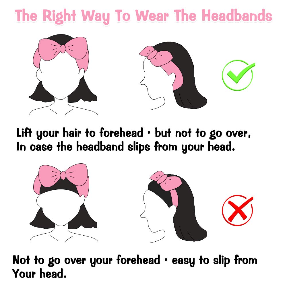 UMIKU headbands in a gift bag ready for parties and stocking stuffers
