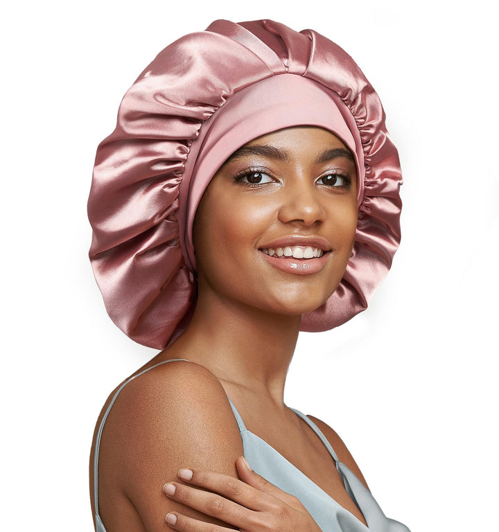 Umisleep bonnet front packaging showing pink box and product benefits